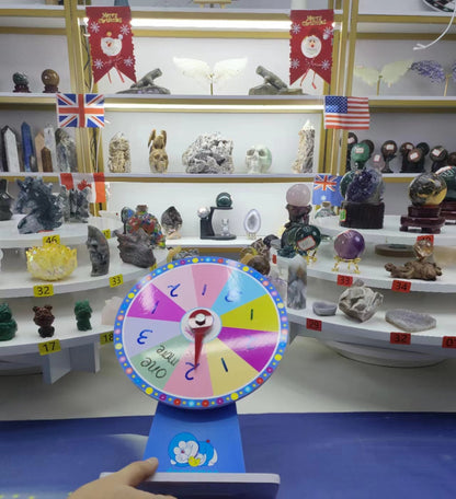 Crystal turntable (lion/skull/Toothless/ dragon head/turtle/hedgehod/flame carving/Eagle piece and butterfly/ Grim Reaper etc)